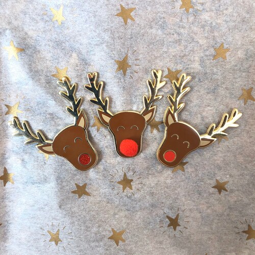 Christmas Tree Enamel Pin Badge Xmas Holidays Festive Cute - Etsy
