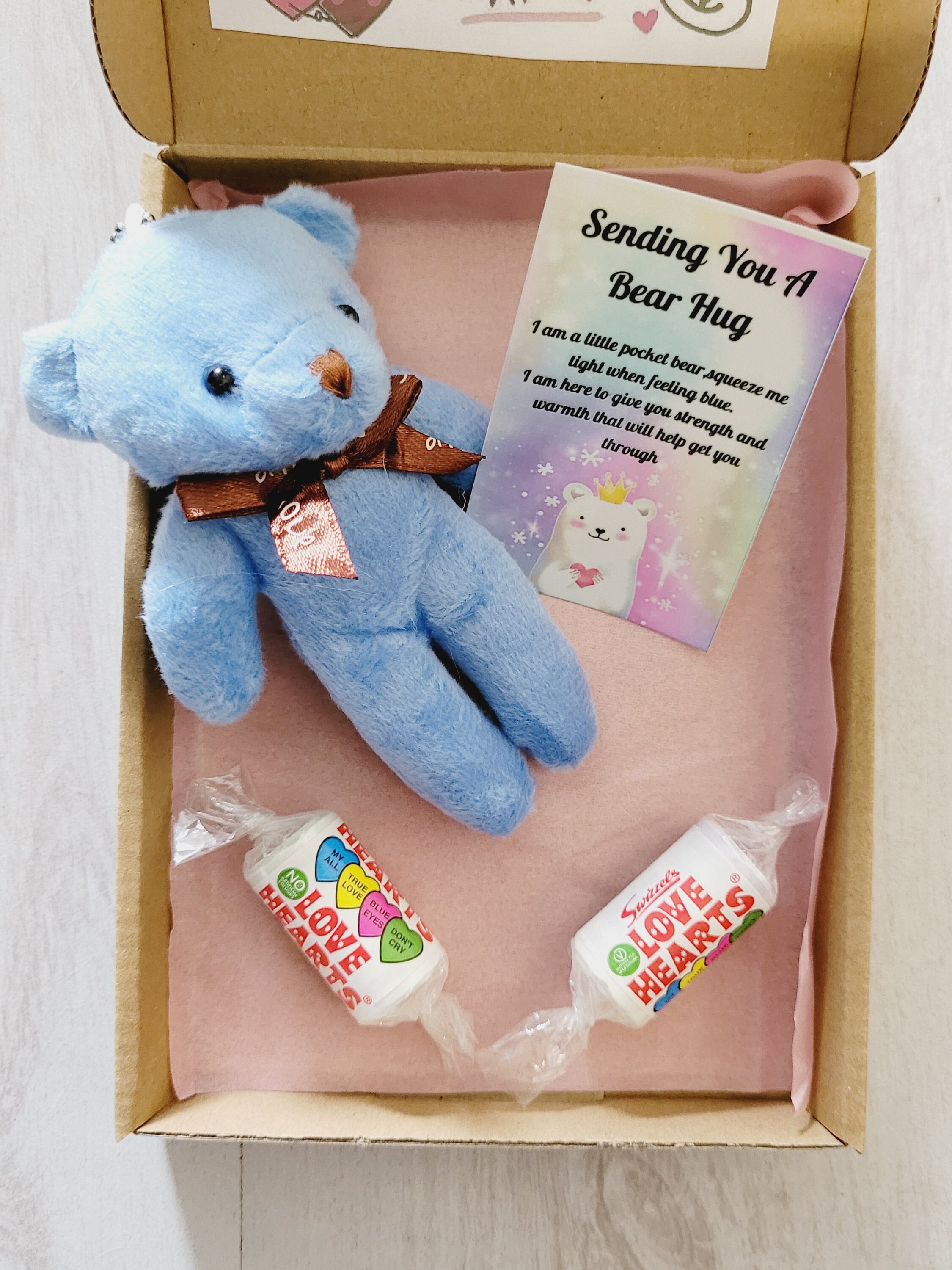 Little Pocket Bear Hug Hug in a Box Gift - Etsy UK