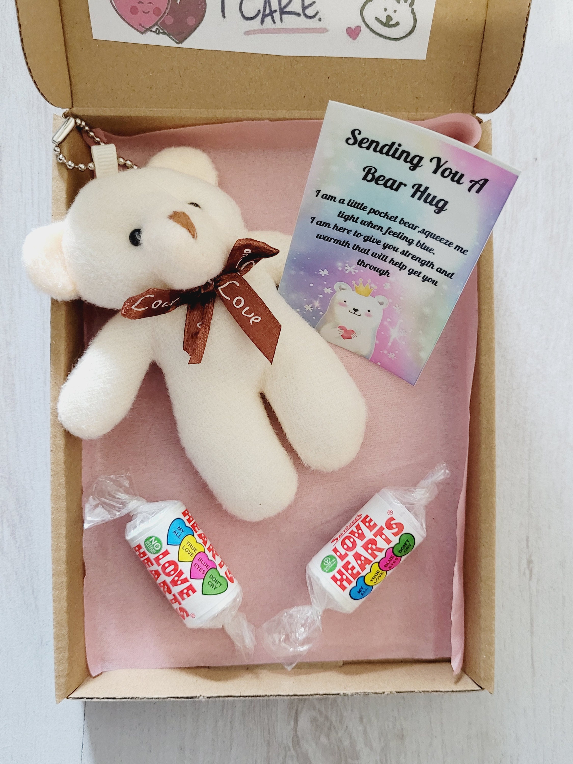 Little Pocket Bear Hug Hug in a Box Gift - Etsy UK