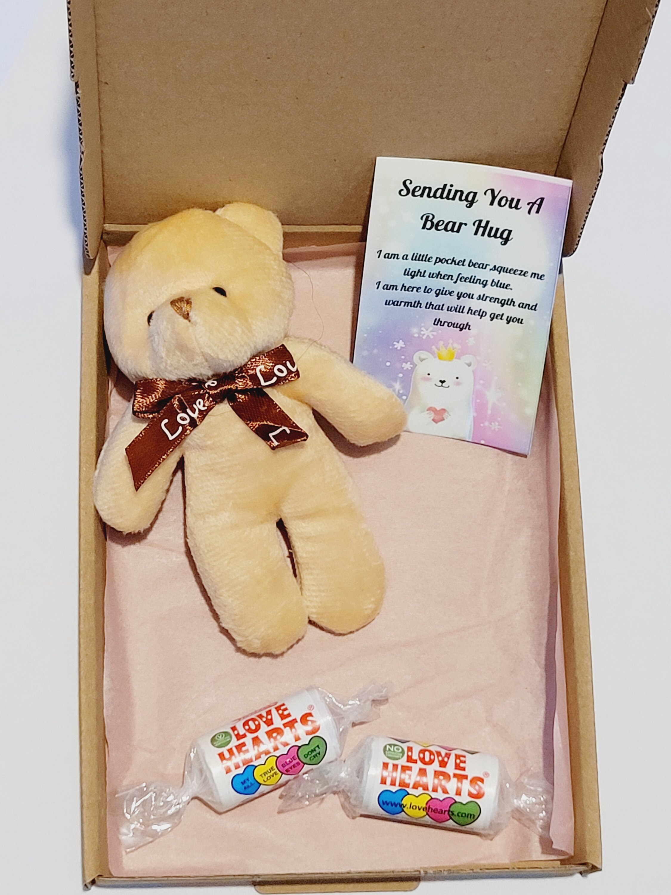 Little Pocket Bear Hug Hug in a Box Gift - Etsy UK