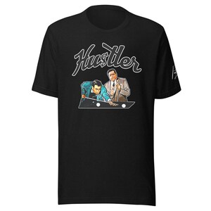 HUSTLER Vintage Hand Drawn Billiards Tee