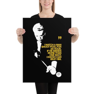 Vintage Billiards Quote - Poster