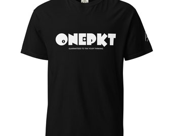 ONEPKT Garantiert, Ihr Denken zu steuern - Stückgefärbtes Schwergewichts-T-Shirt