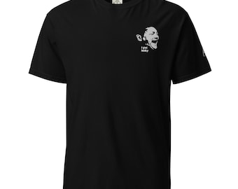 Efren I Got Lucky - Besticktes, stückgefärbtes, schweres T-Shirt