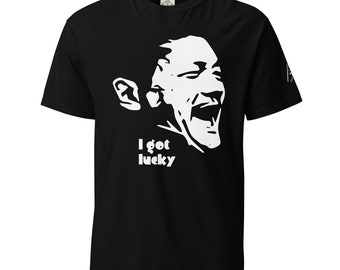I Got Lucky - Stückgefärbtes schweres T-Shirt