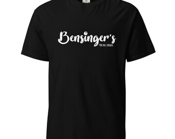Bensinger's Pool Hall Chicago IL - Stückgefärbtes schweres T-Shirt