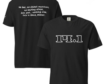 14.1 Dies ist Ames Mister - stückgefärbtes schwergewichtiges T-Shirt