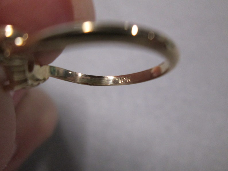 Solid 10kt. Gold Cultured PEARL Ring>Vintage Cultured Pearl Rings,Solid 10kt.Real gold ring,Pearls,Pearl Ring,10kt.Gold Ring,Gift for Her bild 6