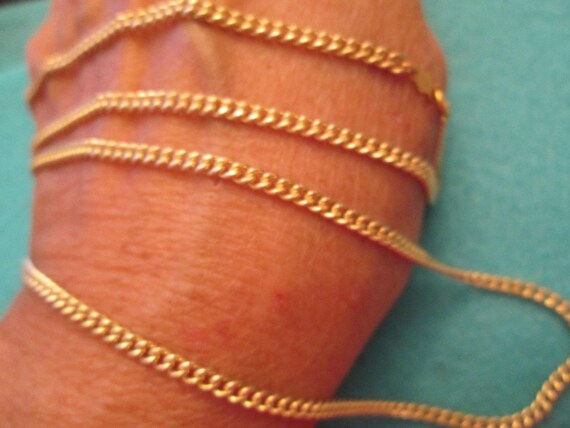 SOLID 14KT. Gold 24 Chainheavy 15gms 