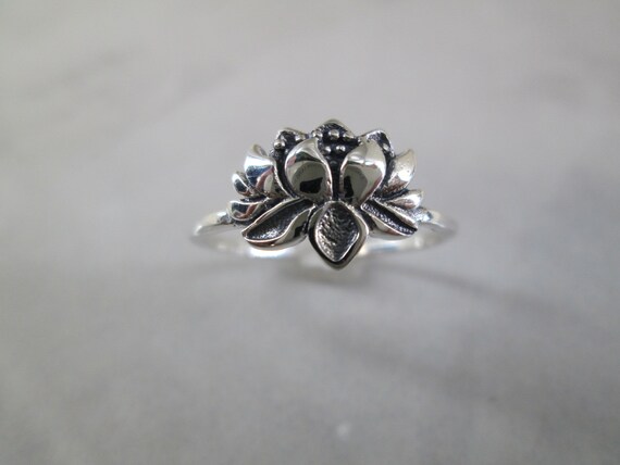 Sterling LOTUS Blossom Ring>Lotus Blossom ring,925 ring,Lotus Flower ring,Lotus ring,925 sterling jewelry,Spiritual,Mandala Ring,Lotus View 6