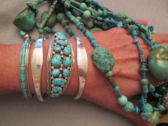 Solid STERLING Silver Engravable Cuff Bracelet>92… - image 1