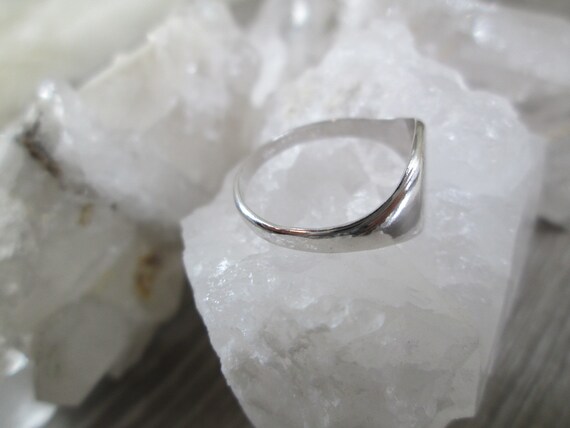 Sterling Silver Signet Ring>925 Signet Ring,Unise… - image 9