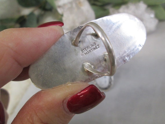 Native Black Onyx Ring or White Buffalo Ring>925 … - image 9