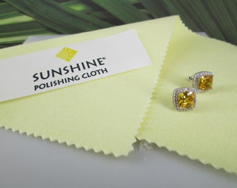 Sunshine Polishing Cloth – Clean & Shine Silver, Gold, Brass, Copper – Magic Jewelry Cloth