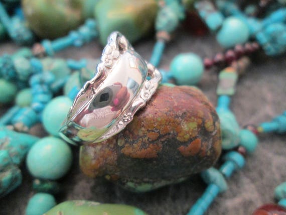 Sterling Silver SPOON RING>Authentic Original 197… - image 5