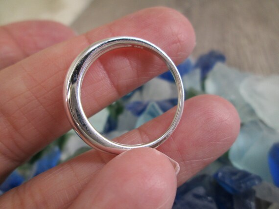 Sterling Silver Thin Dome Ring,Sterling Dome Ring… - image 8