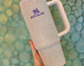 Bling Stanley Tumbler / Rhinestone Stanley Tumbler / 40oz Stanley Tumbler / Birthstone Tumbler
