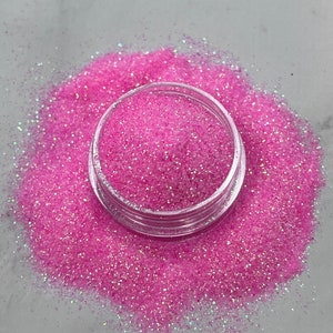 Pink Glitter &quot;BIKINI&quot; Fine Glitter, Fine Craft Glitter /  Body Glitter / Nail art, Glitter for Tumblers, Resin, Craft Glitter