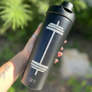 Personalized Protein Shaker Bottle / Stainless Steel Protein Shaker Bottle / Work Out Water Bottle / Blender Bottle / Gift Ideas