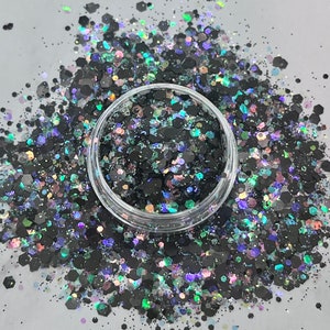 VEGAS LIGHTS Medium Chunky Glitter Mix / Body Glitter / Nail art, Glitter for Tumblers, Resin, Craft Glitter
