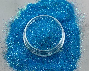 Blue Glitter "OASIS" Fine Glitter, Fine Craft Glitter / Body Glitter / Nail art, Glitter for Tumblers, Resin, Craft Glitter