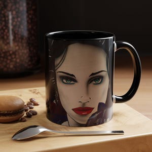 Abstract Art Coffee Mug: Elegant Tea Cup, Stylish Kitchenware