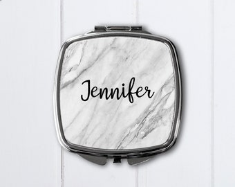 Personalized compact mirror-Bridesmaid Gifts-Bridal Mirrors-Bridal shower favor-compact mirror-personalized compact mirror-pocket mirror