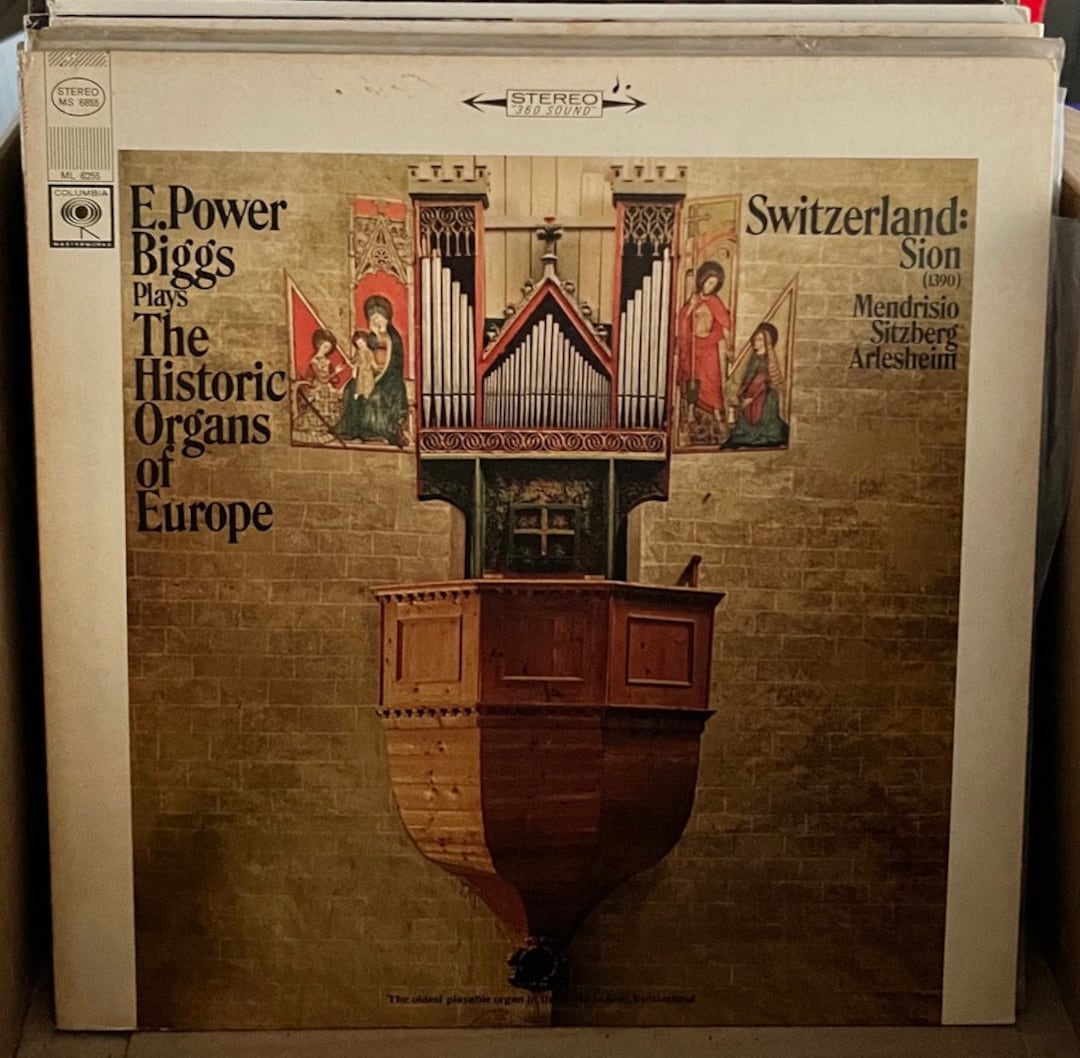 E. Power Biggs Plays the Historic Organs of Europe / Switzerland Etsy