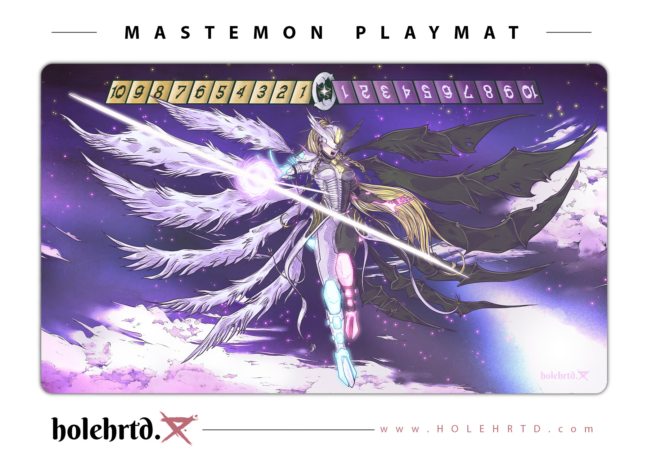 Digimon TCG Mastemon Playmat Etsy UK