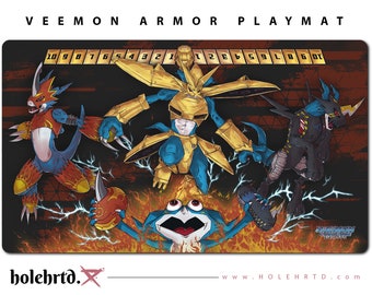 Digimon TCG Veemon Armor Playmat