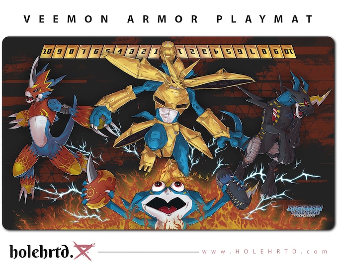 Digimon TCG Veemon Armor Playmat