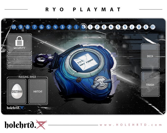 Digimon TCG D-Ark Playmat | Blue Variant (Ryo)