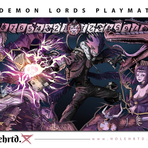 Digimon Seven Great Demon Lords Playmat