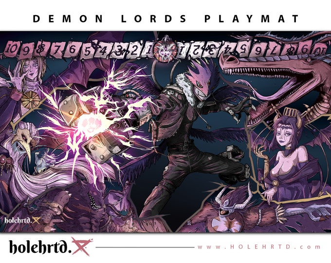 Digimon Seven Great Demon Lords Playmat