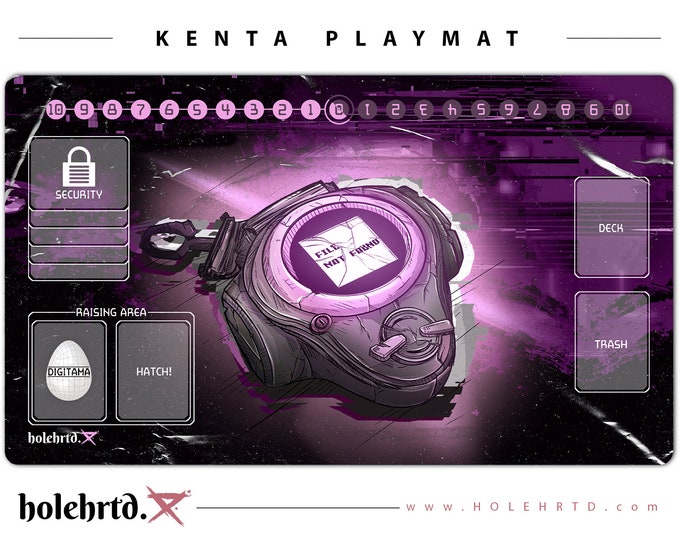 Digimon TCG D-Ark Playmat | Powder Pink Variant (Kenta)