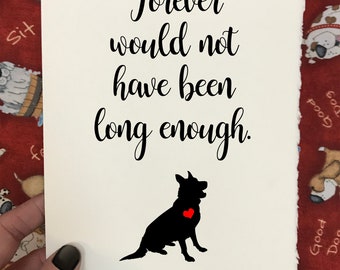 German shepherd loss | Etsy