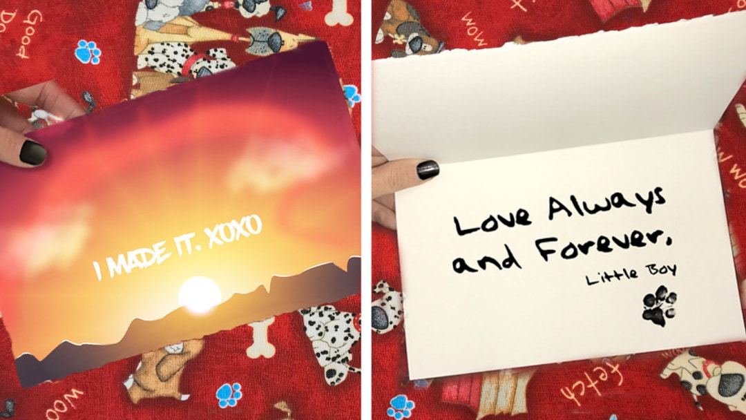 Custom Message Cards - Includes a Handwritten Message of Your Choice on ...