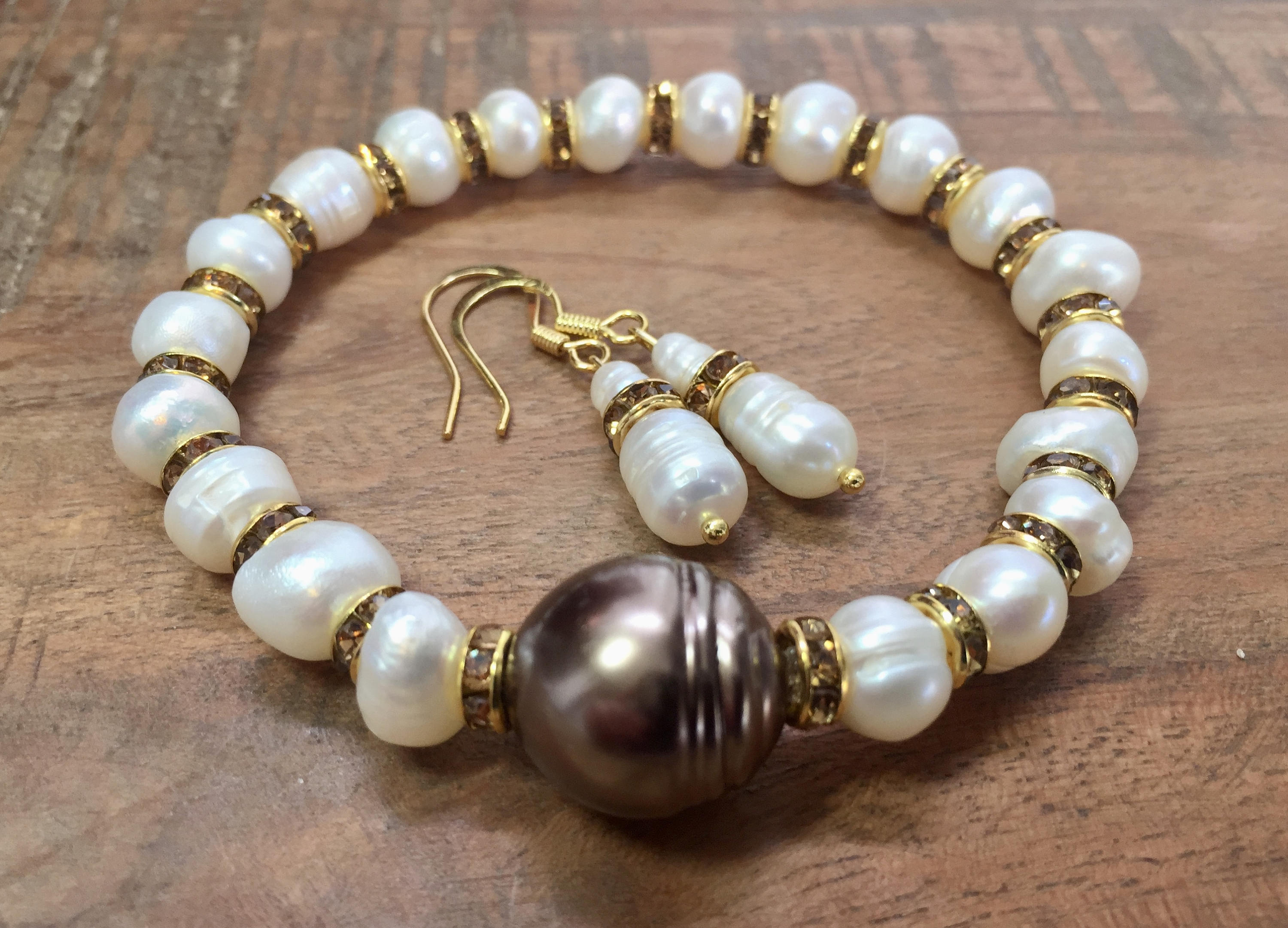 Pearl Jewelry Set/Freshwater Pearls/Gift for Woman/Gift/Gift Etsy