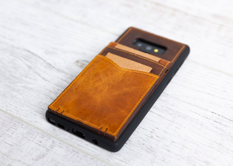 flip cover leather card holder case Samsung Note 9 Leather Cover Handmade Note 9 Cases