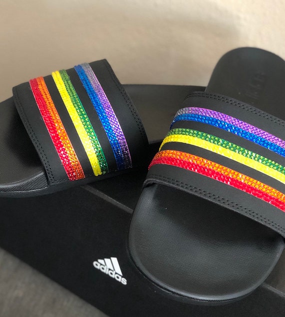 adidas adilette rainbow