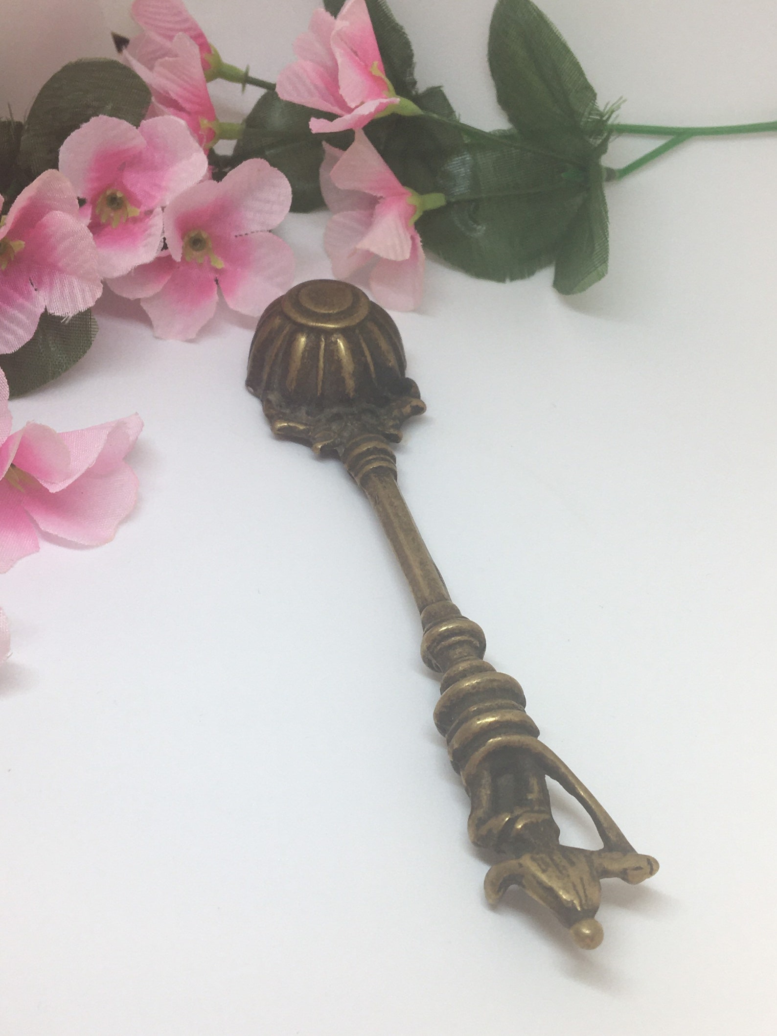 Old brass candle extinguisher topp Christmas gift Etsy