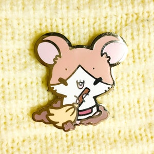 Hamtaro Howdy Enamel Pin | Ham-Ham Hamster Anime Cute Kawaii Hard Enamel Pin