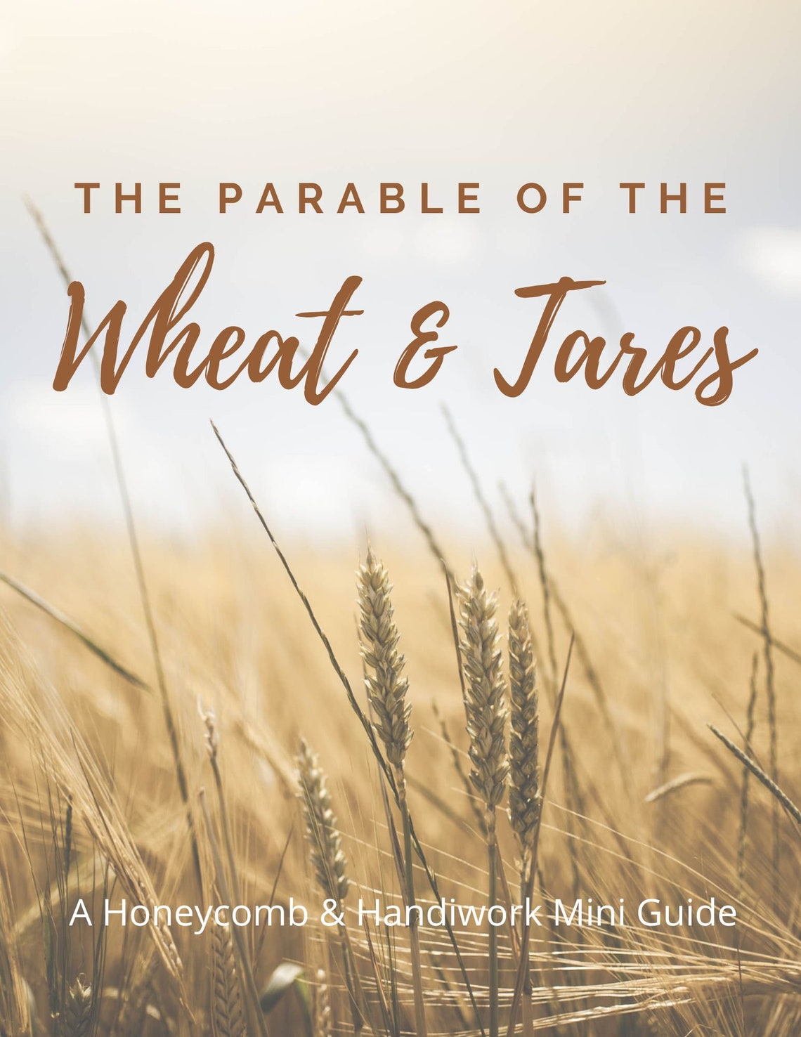 The Parable of the Wheat and Tares Mini Unit Homeschool Unit - Etsy