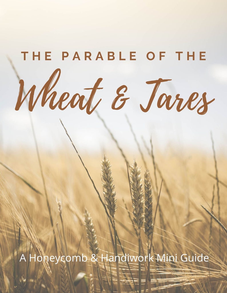 The Parable of the Wheat and Tares Mini Unit, homeschool unit study, sunday school curriculum, homeschool curriculum, garden unit study, image 3