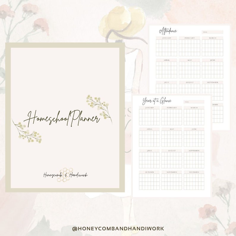 Homeschool Mother's Companion, homeschool planner, charlotte mason planner, journal, workbook, homeschooling help, mother's diary, notebook image 3