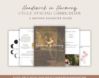 Cycle Syncing Curriculum, hormone guide, seed cycling, fast like a girl, homeschool health class, period tracker chart, menstrual cycle book