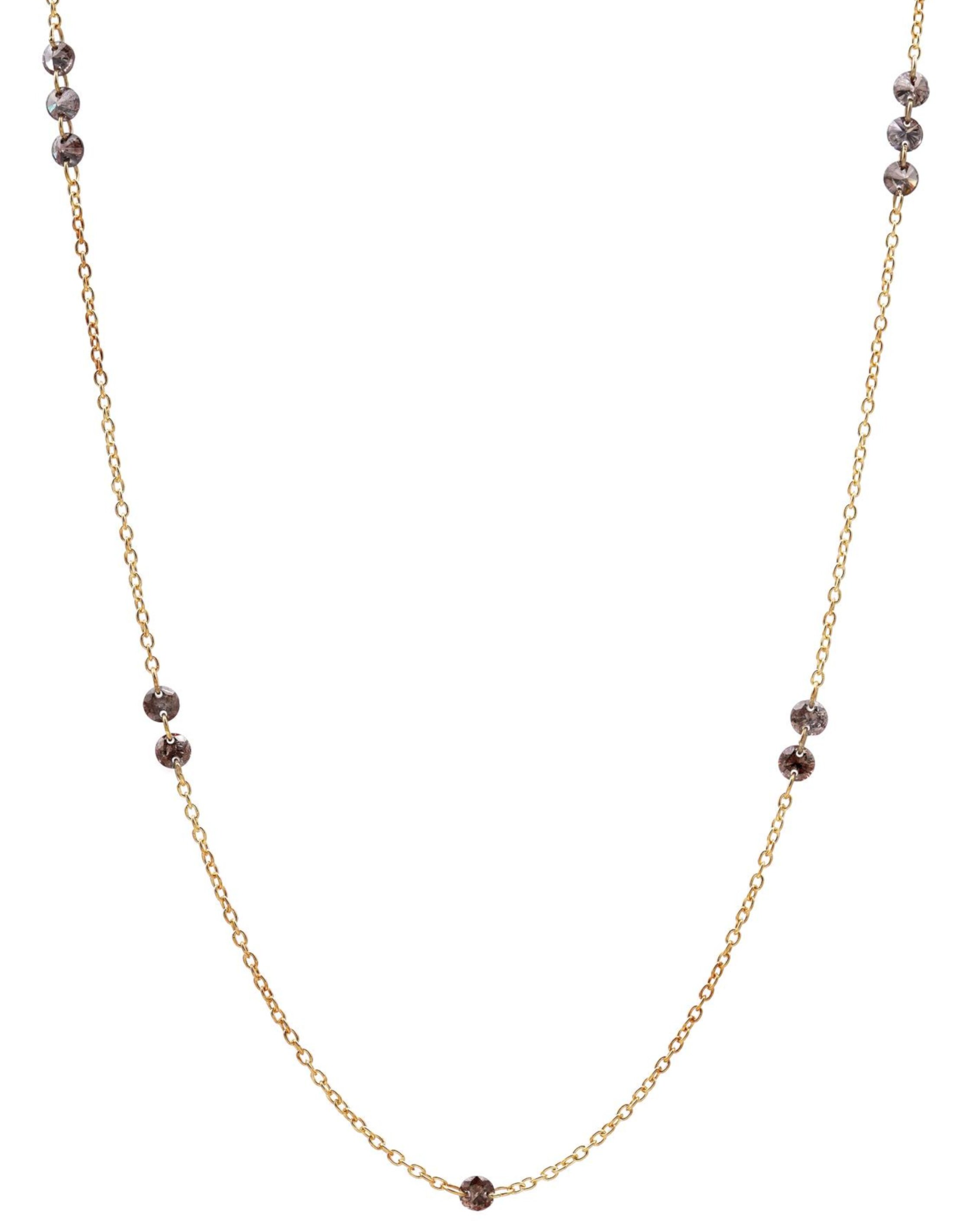 ブレスレット LESS IS MORE 14K Gold Antique Cognac Diamond Necklace 14K gold antique cognac diamond necklace - Less is more | 60
