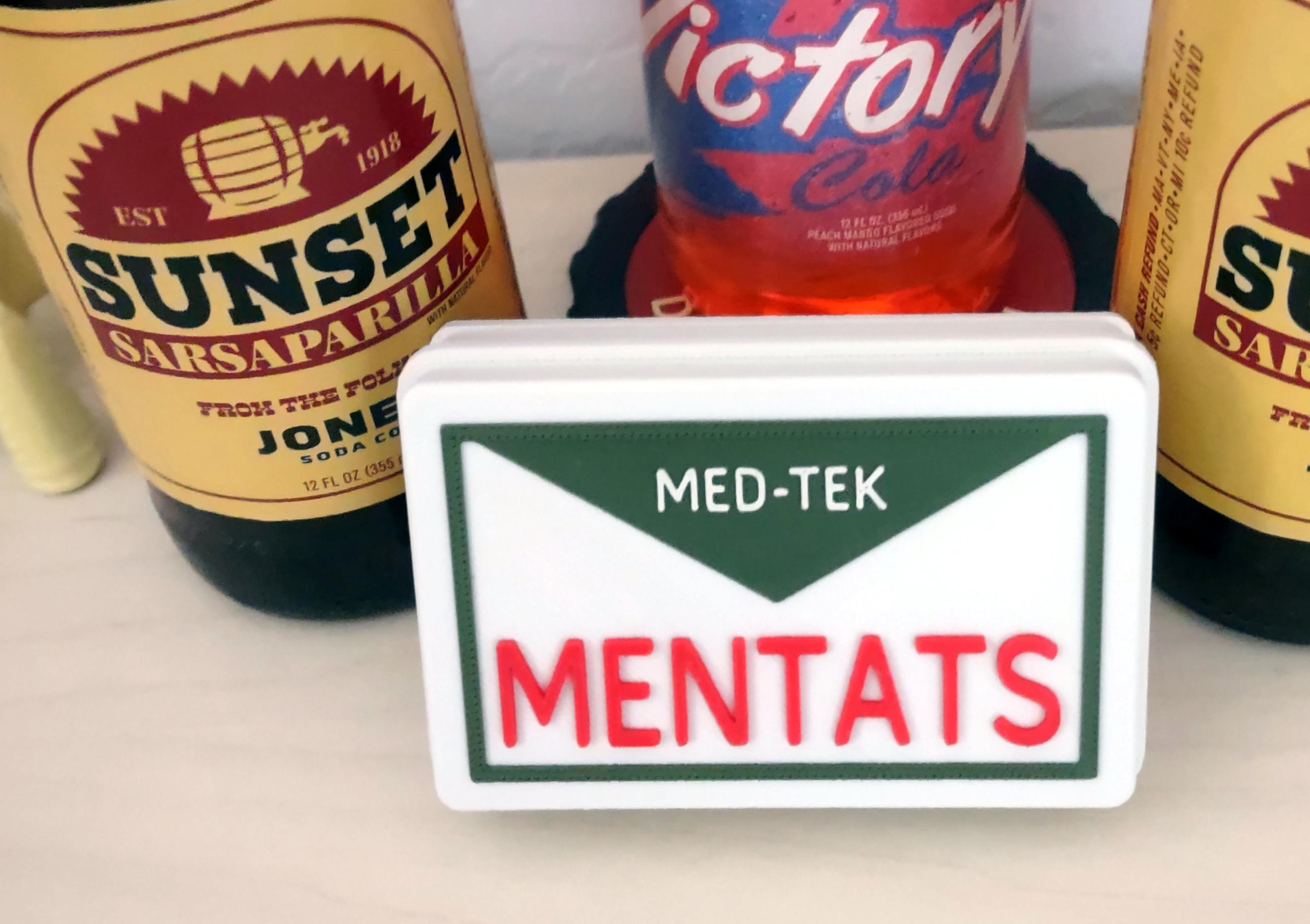 Mentats Sticker Fallout Inspired Mentats Prop, Cosplay Ready - Etsy