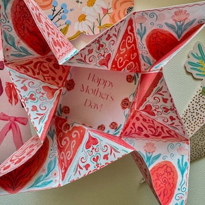 Bolsa quebra-cabeça vitoriana vintage para a mãe ou dia dos namorados | Download instantâneo para impressão | Ideia de presente única para o dia das mães