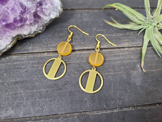 Brass earrings best sale hypoallergenic